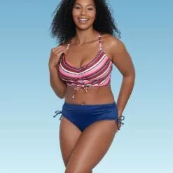 Women's Slimming Control Cinch-Front Crossback Bikini Top - Beach Betty by Miracle Brands White 12 Women's Slimming Control Cinch-Front Crossback Bikini Top - Beach Betty by Miracle Brands White -Swimsuits Popular Store unnamed file 5264