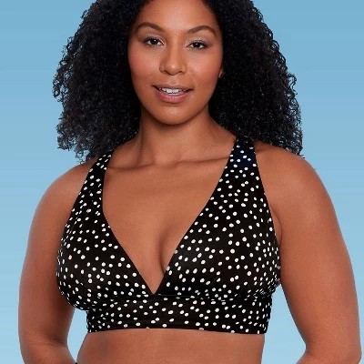 Women's Slimming Control Plunge V-Neck Bikini Top - Beach Betty by Miracle Brands Black 9 Women's Slimming Control Plunge V-Neck Bikini Top - Beach Betty by Miracle Brands Black - Image 7