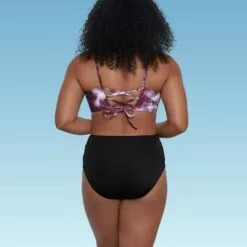 Women's Slimming Control High Neck Lace-Up Back Bikini Top - Beach Betty by Miracle Brands Purple 17 Women's Slimming Control High Neck Lace-Up Back Bikini Top - Beach Betty by Miracle Brands Purple -Swimsuits Popular Store unnamed file 5293