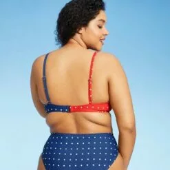 Women's Twist-Front Bikini Top - Sea Angel Red -Swimsuits Popular Store unnamed file 5303