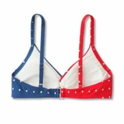 Women's Twist-Front Bikini Top - Sea Angel Red -Swimsuits Popular Store unnamed file 5305