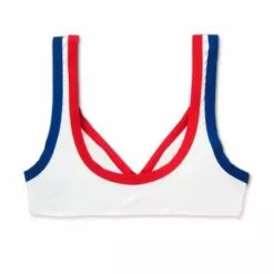 Women's Blocked Trim Ribbed Bikini Top - Sea Angel White 18 Women's Blocked Trim Ribbed Bikini Top - Sea Angel White -Swimsuits Popular Store unnamed file 5316