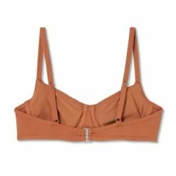 Women's Underwire Ribbed Textured Bikini Top - Sea Angel Orange 18 Women's Underwire Ribbed Textured Bikini Top - Sea Angel Orange -Swimsuits Popular Store unnamed file 5327