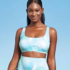 Women's Scoop Neck Bralette Bikini Top - Kona Sol™ Blue 16 Women's Scoop Neck Bralette Bikini Top - Kona Sol™ Blue -Swimsuits Popular Store unnamed file 5357