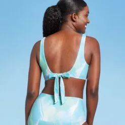 Women's Scoop Neck Bralette Bikini Top - Kona Sol™ Blue 17 Women's Scoop Neck Bralette Bikini Top - Kona Sol™ Blue -Swimsuits Popular Store unnamed file 5358