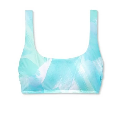 Women's Scoop Neck Bralette Bikini Top - Kona Sol™ Blue 7 Women's Scoop Neck Bralette Bikini Top - Kona Sol™ Blue - Image 5