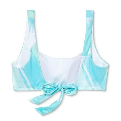 Women's Scoop Neck Bralette Bikini Top - Kona Sol™ Blue 8 Women's Scoop Neck Bralette Bikini Top - Kona Sol™ Blue - Image 6