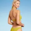 Women's Shirred Cup Halter Bikini Top - Shade & Shore™ Chartreuse -Swimsuits Popular Store unnamed file 5391