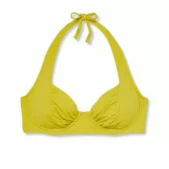 Women's Shirred Cup Halter Bikini Top - Shade & Shore™ Chartreuse 23 Women's Shirred Cup Halter Bikini Top - Shade & Shore™ Chartreuse -Swimsuits Popular Store unnamed file 5395