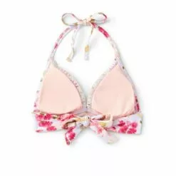 Women's Timeless Spring Shell Stitched Print Triangle Halter Bikini Top - Kona Sol™ Multi -Swimsuits Popular Store unnamed file 5461