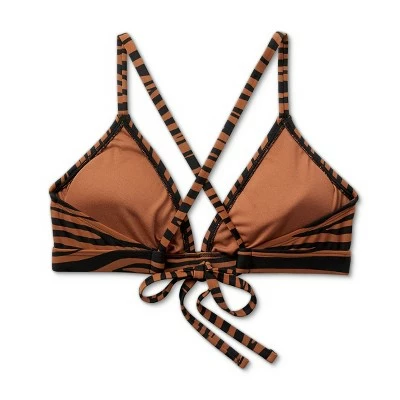 Women's Cross Back Tri Bikini Top - Kona Sol™ Black 8 Women's Cross Back Tri Bikini Top - Kona Sol™ Black - Image 6