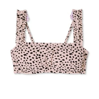 Women's Square Neck Ruffle Strap Bikini Top - Kona Sol™ Animal Print 7 Women's Square Neck Ruffle Strap Bikini Top - Kona Sol™ Animal Print - Image 5
