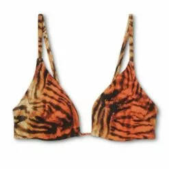 Women's Triangle Bikini Top - Shade & Shore™ Tiger Print -Swimsuits Popular Store unnamed file 5549
