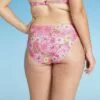 Juniors' V High Leg Bikini Bottom - Xhilaration™ Pink Floral Print -Swimsuits Popular Store unnamed file 555