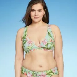 Women's Elongated Triangle Bikini Top - Kona Sol™ Multi -Swimsuits Popular Store unnamed file 5582