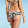 Women's Ruffle Cheeky Bikini Bottom - Shade & Shore™ Zebra Print -Swimsuits Popular Store unnamed file 561