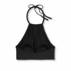 Women's Double Ruffle High Neck Bikini Top - Sea Angel Black 18 Women's Double Ruffle High Neck Bikini Top - Sea Angel Black -Swimsuits Popular Store unnamed file 5641