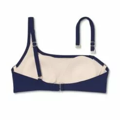 Women's Asymmetrical One Shoulder Bikini Top - Kona Sol™ Oxford Blue -Swimsuits Popular Store unnamed file 5652