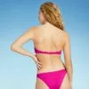 Women's Center Lace-Up Bandeau Bikini Top - Shade & Shore™ Fuschia Pink -Swimsuits Popular Store unnamed file 5658