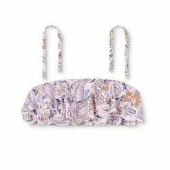 Women's Double Ruffle Bandeau Bikini Top - Kona Sol™ Multi -Swimsuits Popular Store unnamed file 5685