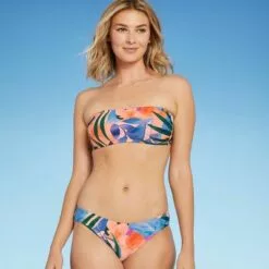 Women's Strapless Bandeau Bikini Top - Kona Sol™ Multi -Swimsuits Popular Store unnamed file 5702