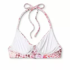 Women's Lace-Up Tie Bikini Top - Shade & Shore™ Pink Animal Print 24 Women's Lace-Up Tie Bikini Top - Shade & Shore™ Pink Animal Print -Swimsuits Popular Store unnamed file 5717