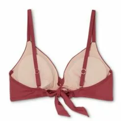 Women's Colorblock Twist Bikini Top - Kona Sol™ Enhanced Plum -Swimsuits Popular Store unnamed file 5769
