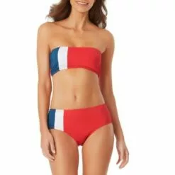 Anne Cole - Women's Colorblock Bandeau Bikini Top -Swimsuits Popular Store unnamed file 5831