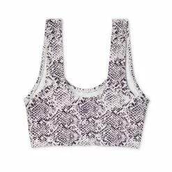 Women's Longline Wide Strap Bikini Top - All in Motion™ Snake Print -Swimsuits Popular Store unnamed file 5859