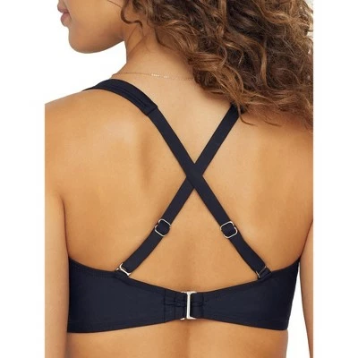 Birdsong Women's Onyx Tie Front Bikini Top - S10144-ONYX 3 Birdsong Women's Onyx Tie Front Bikini Top - S10144-ONYX