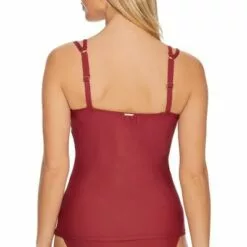 Sunsets Women's Tuscan Red Taylor Underwire Tankini Top - 75D-TUSRE