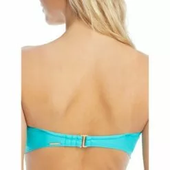 Sunsets Women's Seaside Aqua Iconic Twist Bandeau Bikini Top - 55D-SEAAQ