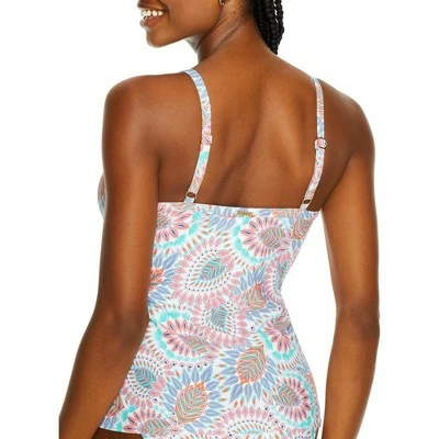 Sunsets Women's Vivid Plumes Forever Underwire Tankini Top - 77D-VIVPL 3 Sunsets Women's Vivid Plumes Forever Underwire Tankini Top - 77D-VIVPL