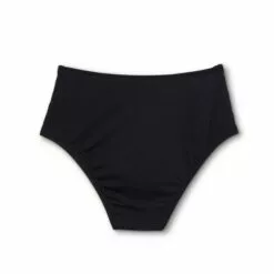 Women's Knot Side High Waist Bikini Bottom - Shade & Shore™ Black -Swimsuits Popular Store unnamed file 594