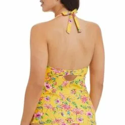 Sunsets Women's Golden Hour Muse Halter Underwire Tankini Top - 73D-GOLHO