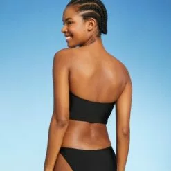 Juniors' Longline Bandeau Bikini Top - Xhilaration™ Lavender