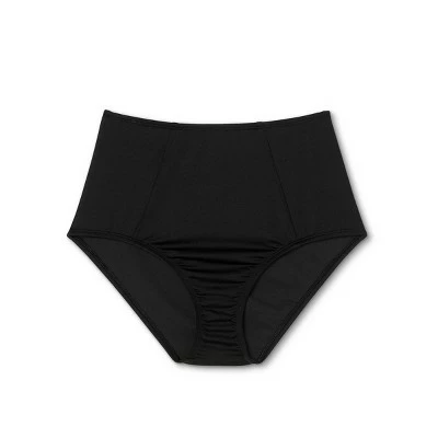 Women's High Waist Medium Coverage Bikini Bottom - Kona Sol™ Black 5 Women's High Waist Medium Coverage Bikini Bottom - Kona Sol™ Black - Image 3
