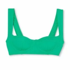 Juniors' Faux Underwire Bralette Bikini Top - Xhilaration™ Vibrant Green -Swimsuits Popular Store unnamed file 6021