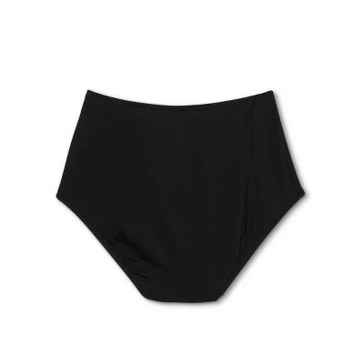 Women's High Waist Medium Coverage Bikini Bottom - Kona Sol™ Black 6 Women's High Waist Medium Coverage Bikini Bottom - Kona Sol™ Black - Image 4