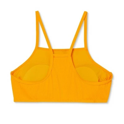Juniors' Ribbed High Neck Bikini Top - Xhilaration™ Mango Orange 8 Juniors' Ribbed High Neck Bikini Top - Xhilaration™ Mango Orange - Image 6