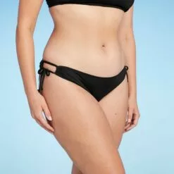 Women's Keyhole Medium Coverage Hipster Bikini Bottom - Kona Sol™ Dark Green -Swimsuits Popular Store unnamed file 606