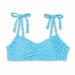 Juniors' Shoulder Tie Bralette Bikini Top - Xhilaration™ Blue Floral Print 18 Juniors' Shoulder Tie Bralette Bikini Top - Xhilaration™ Blue Floral Print -Swimsuits Popular Store unnamed file 6069