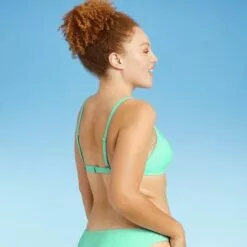 Juniors' Bralette Bikini Top - Xhilaration™ Mint Neon -Swimsuits Popular Store unnamed file 6127