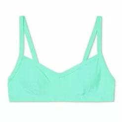 Juniors' Bralette Bikini Top - Xhilaration™ Mint Neon -Swimsuits Popular Store unnamed file 6128