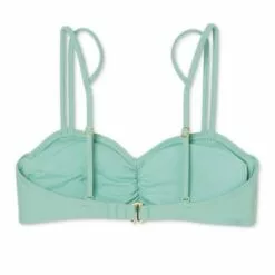 Juniors' Ruched Bralette Bikini Top - Xhilaration™ Light Green -Swimsuits Popular Store unnamed file 6245