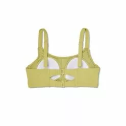 Juniors' Plus Size Smocked Bralette Bikini Top - Xhilaration™ Olive Green 26W -Swimsuits Popular Store unnamed file 6255