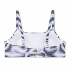 Juniors' Plus Size Bralette Bikini Top - Xhilaration™ Navy/White Stripe -Swimsuits Popular Store unnamed file 6271
