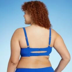 Juniors' Plus Size Terry Bralette Bikini Top - Xhilaration™ White