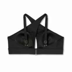 Juniors' Plus Size Tall Triangle Bikini Top - Xhilaration™ Black -Swimsuits Popular Store unnamed file 6326