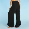 Women's Tie-Front Cover Up Pants - Kona Sol™ Black -Swimsuits Popular Store unnamed file 6388
